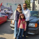 Family with Car