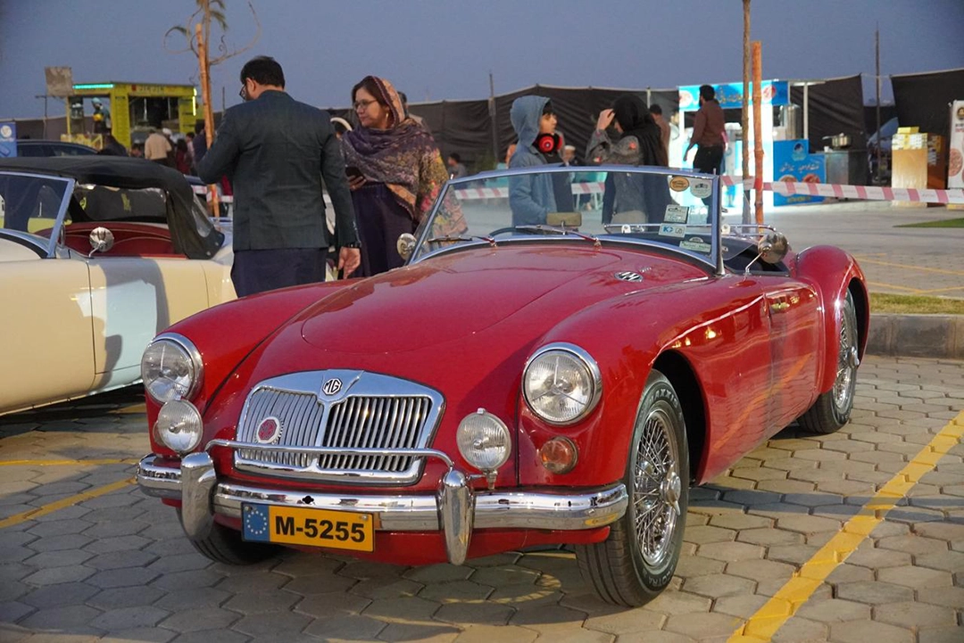 Red MG Car