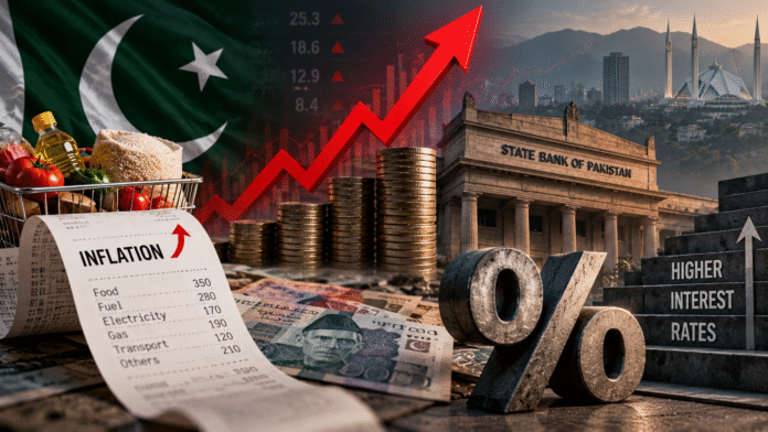 Pakistan inflation and high interest rates in 2026